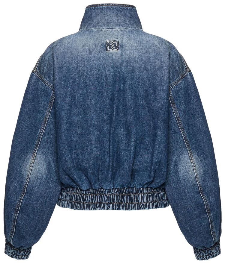 Magda Butrym Denim Jacket Dark Blue