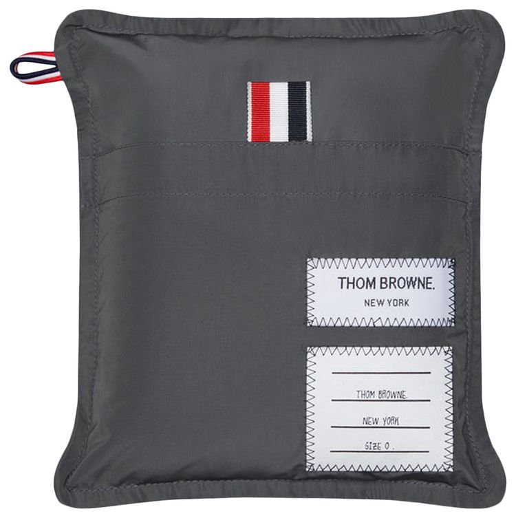 Thom Browne Packable Smock in Light Memory Tech Dark Grey