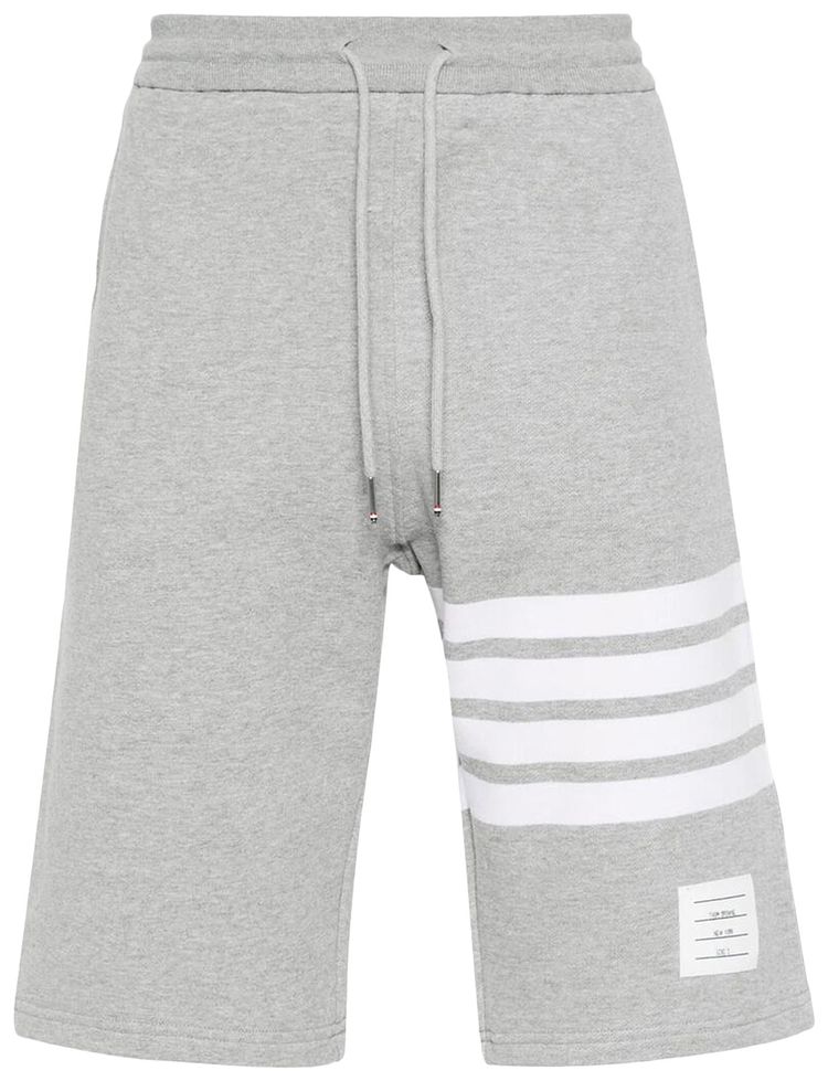 Thom Browne Classic 4 Bar Sweatshorts Light Grey
