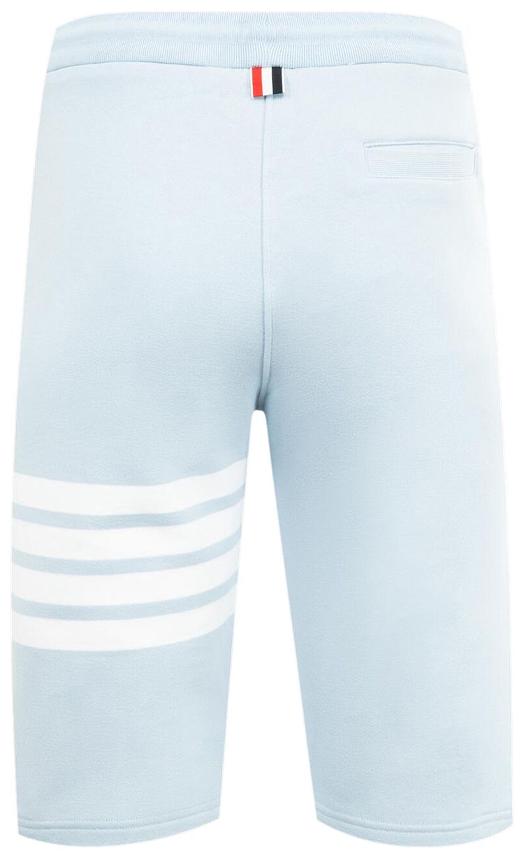 Thom Browne Classic Loopback 4 Bar Sweat Shorts Light Blue