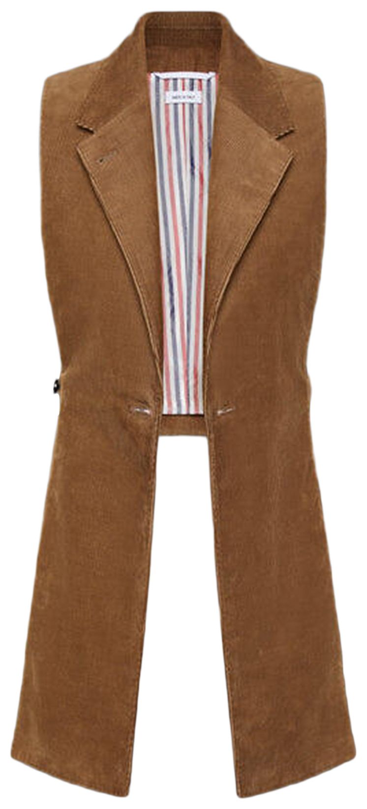 Thom Browne Corduroy Narrow Shoulder 2 in 1 Sportcoat Brown
