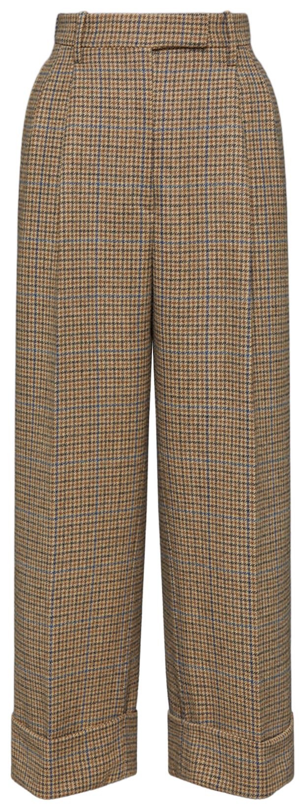 Thom Browne High Waisted Double Pleat Trouser Brown