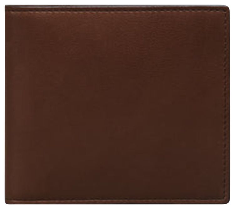 Thom Browne Billfold in Soft Calf Dark Brown