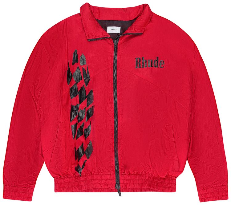 Rhude Track Jacket Red