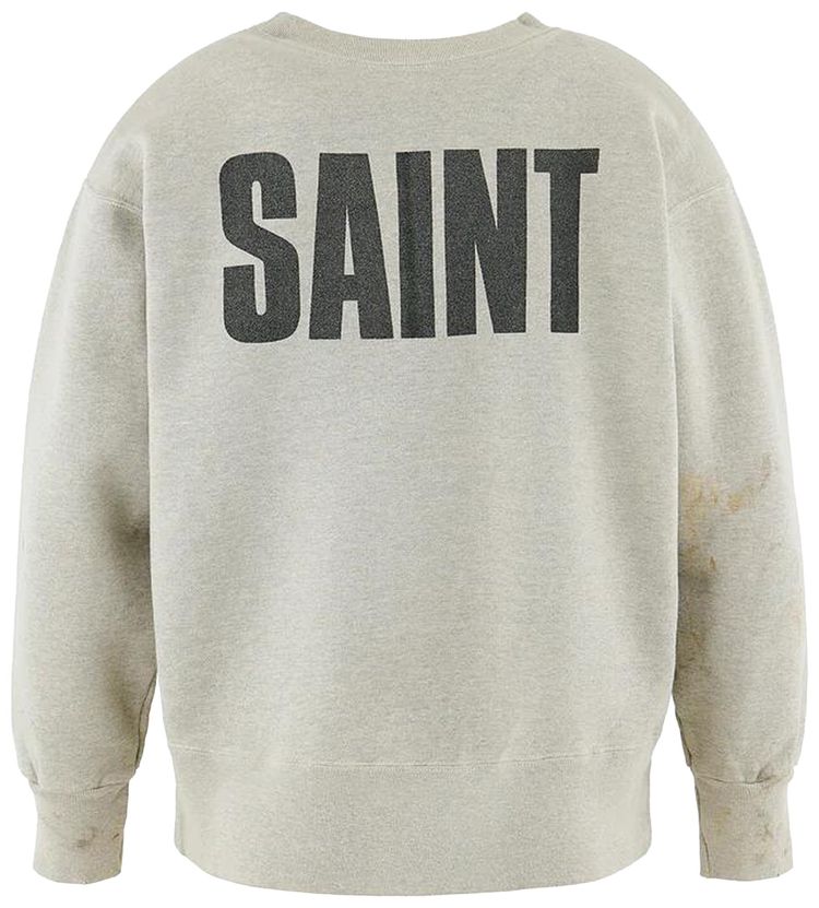 SAINT Mxxxxxx Friends Crew Neck Sweatshirt Grey