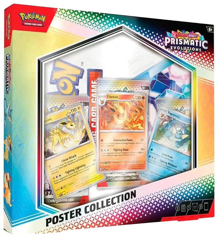 Pokemon Scarlet  Violet Prismatic Evolutions Poster Collection