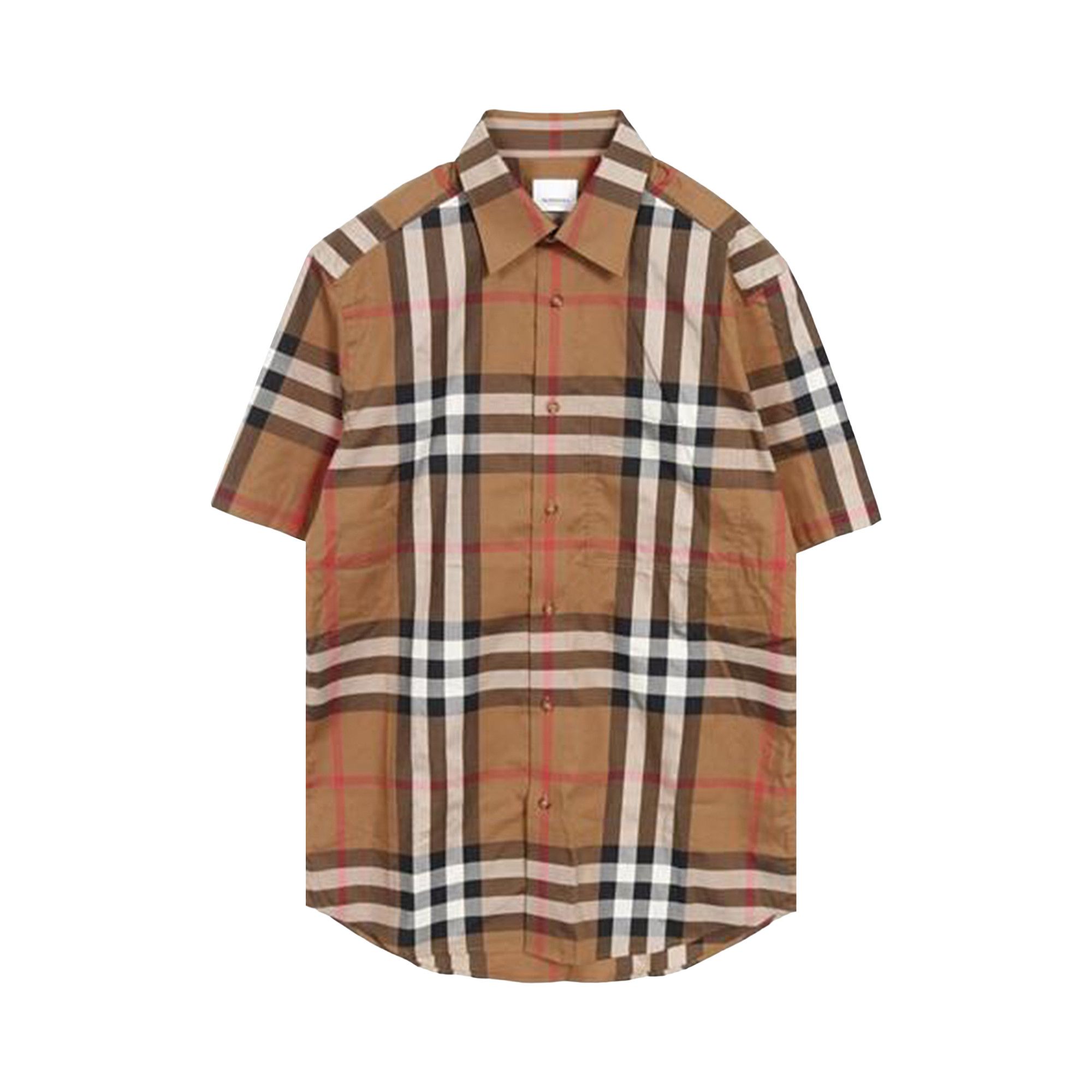 Buy Burberry Claverdon Short-Sleeve 'Brown' - 8092942 | GOAT
