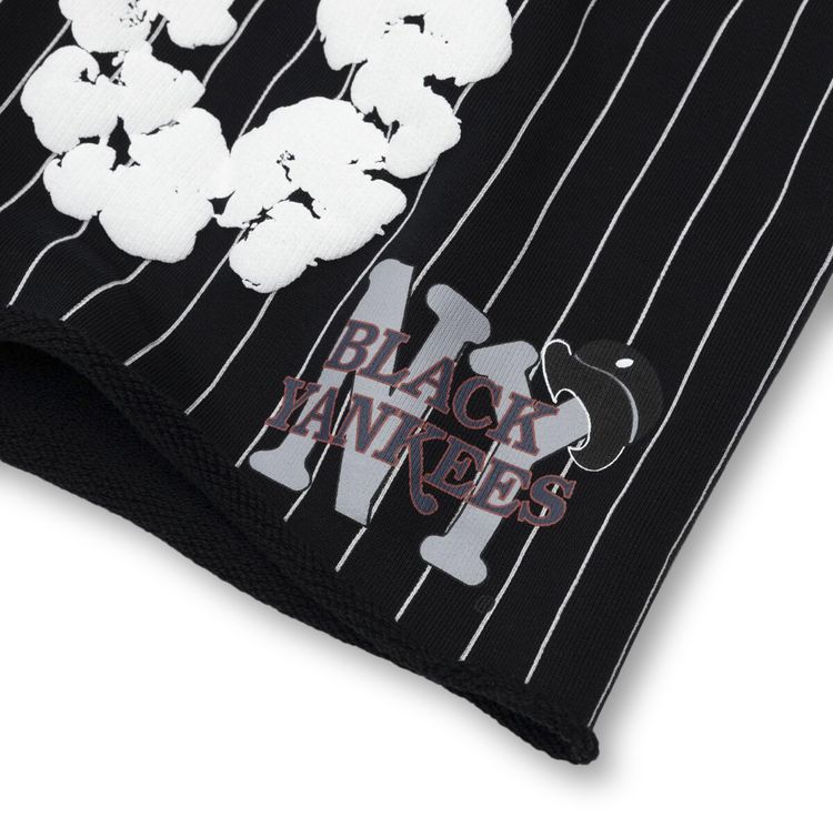 Denim Tears Pinstripe Wreath Sweatshorts Black