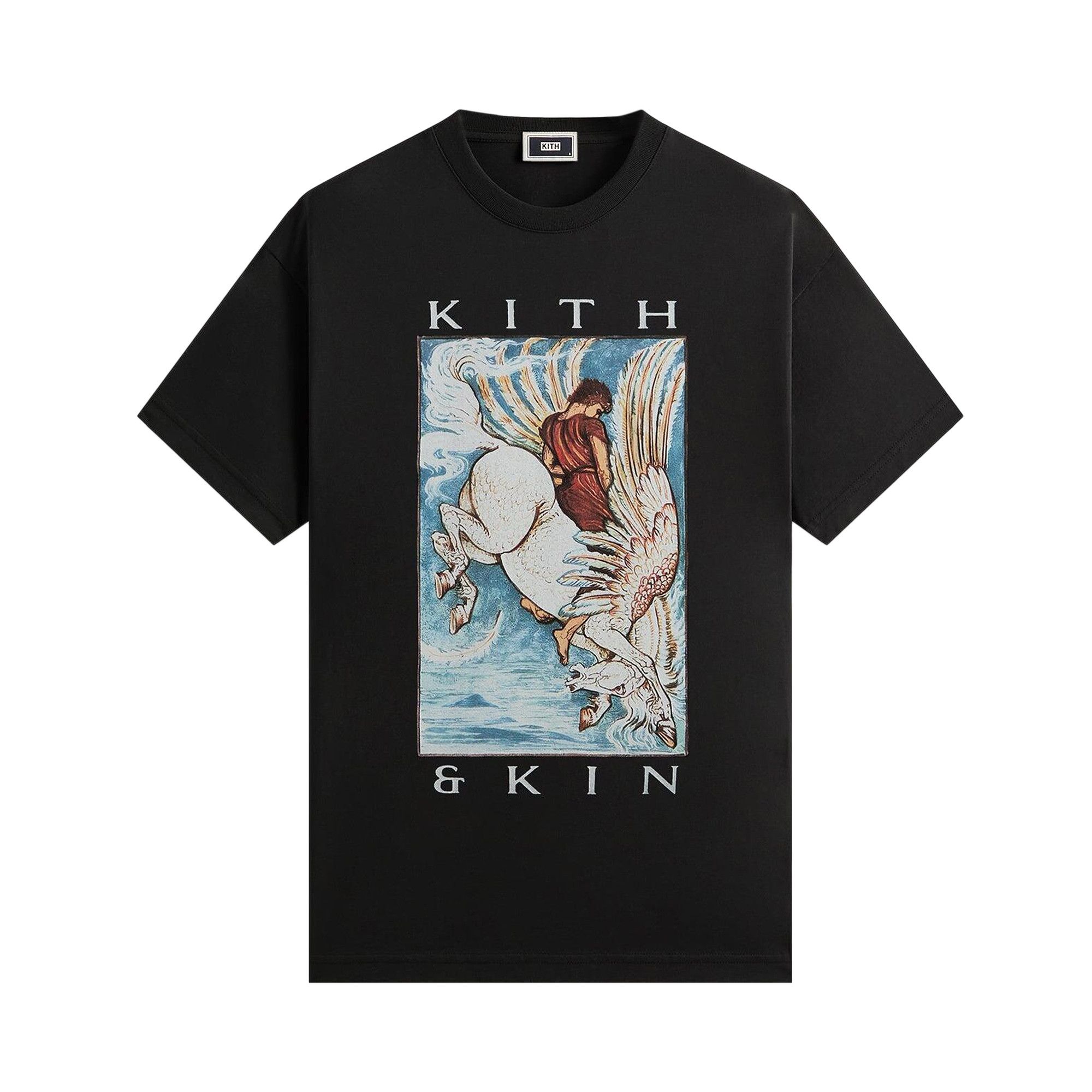 Buy Kith & Kin Pegasus Tee 'Black' - KHM034342 101 | GOAT