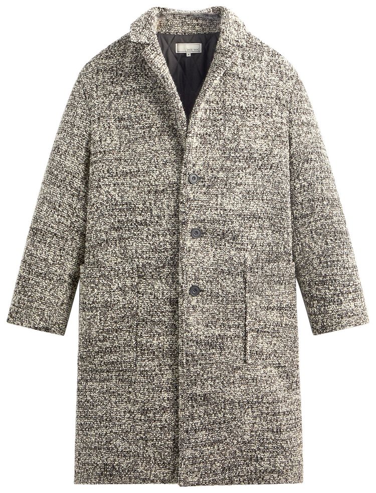 Kith Kin Plush Boucle Bergen Coat Hallow