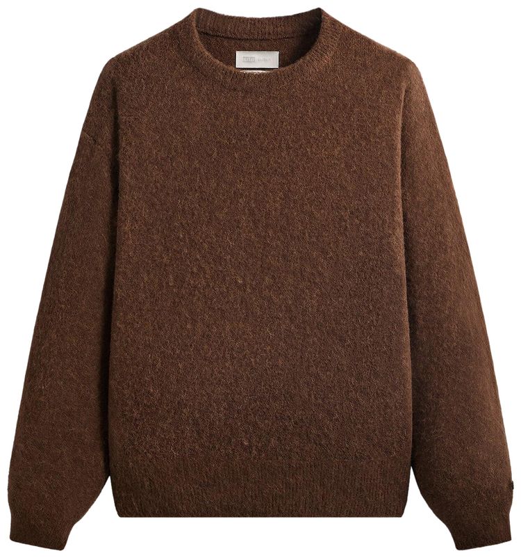 Kith 101 For Ssstein Wool Alpaca Knit Crewneck Pullover Mulch