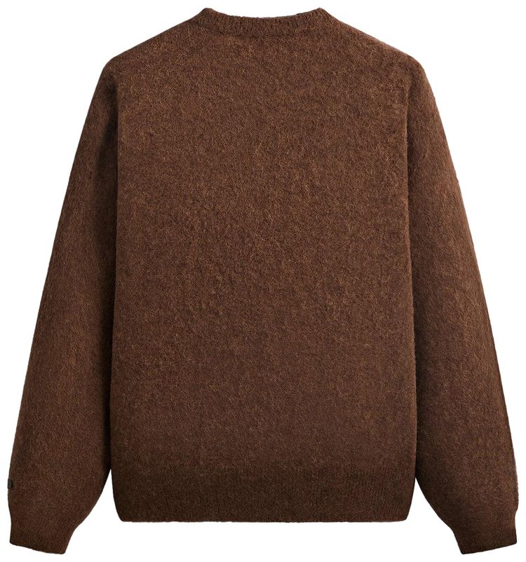 Kith 101 For Ssstein Wool Alpaca Knit Crewneck Pullover Mulch