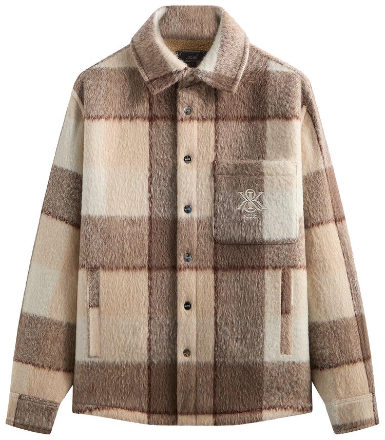 Kith Brushed Plaid Sheridan Shirt Jacket Canvas