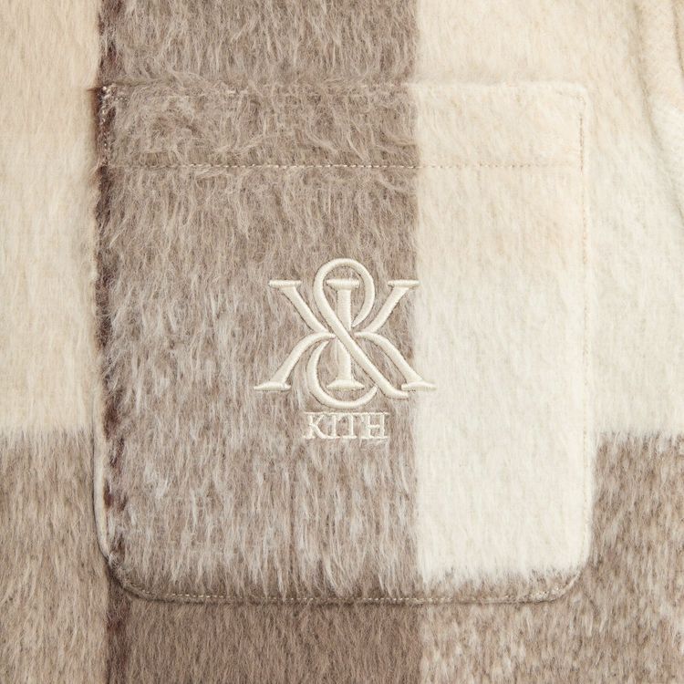Kith Brushed Plaid Sheridan Shirt Jacket Canvas