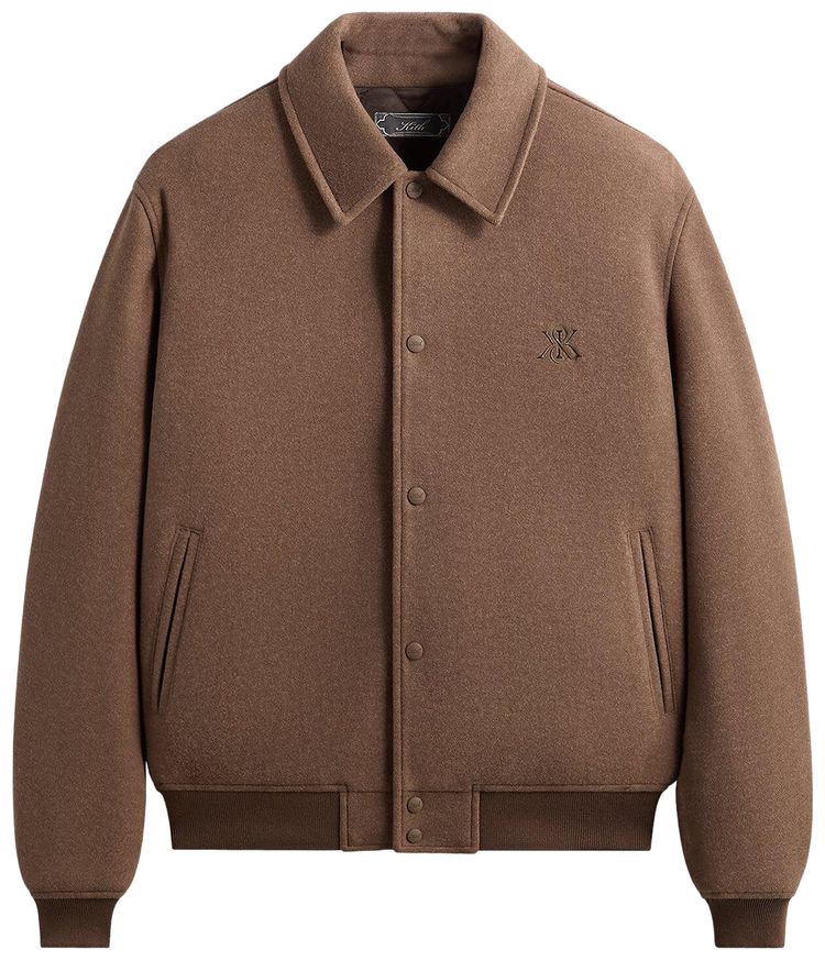 Kith Felted Jersey Coaches Varsity Jacket Poise