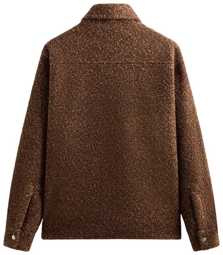 Kith Boucle Puffed Ace Shirt Jacket Terra