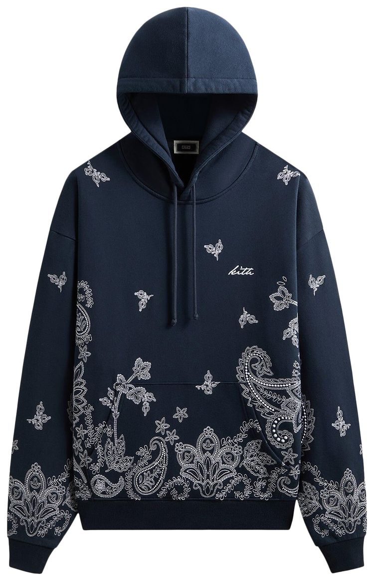 Kith Falling Paisley Nelson Hoodie Nocturnal