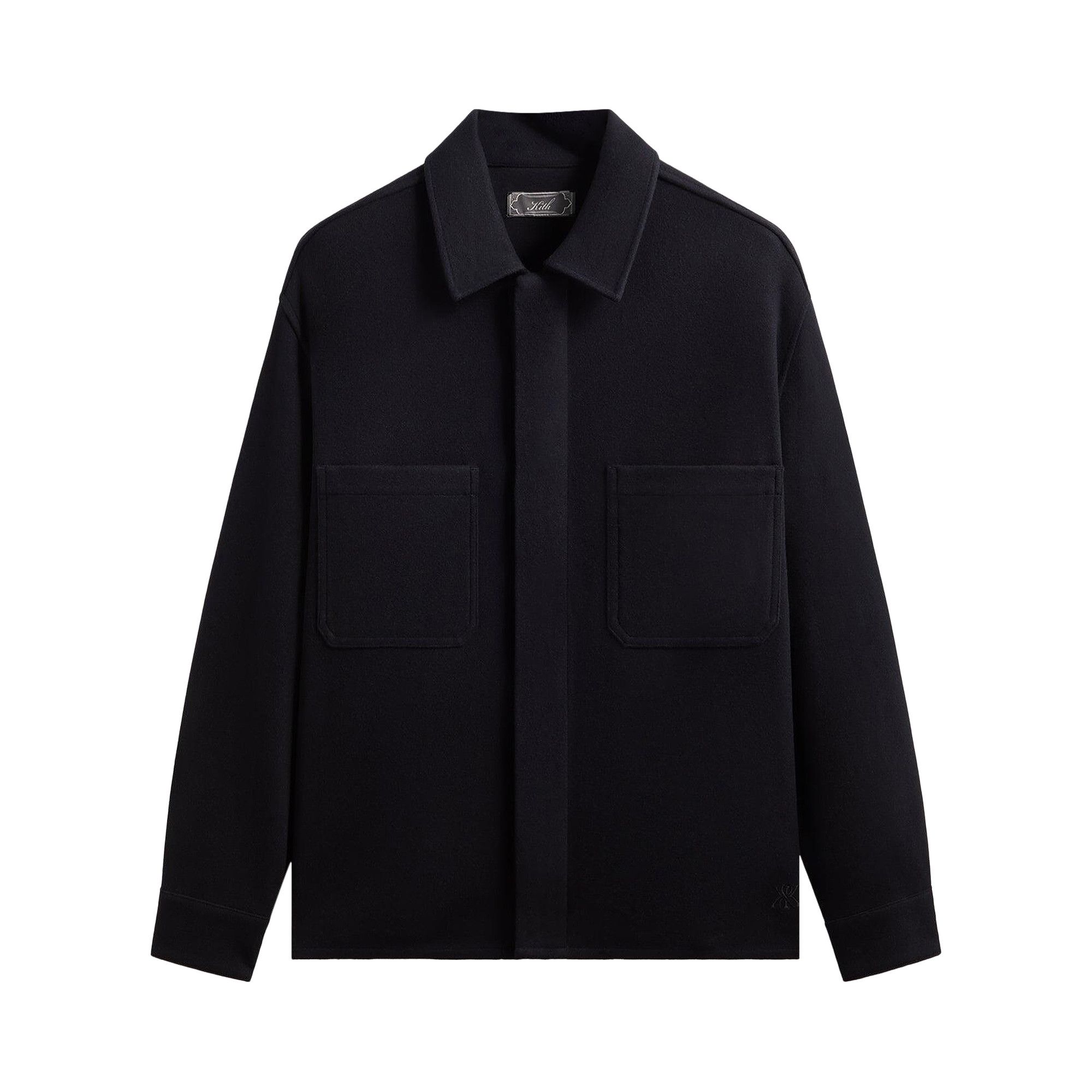 Buy Kith Felted Jersey Ace Shirt 'Ink' - KHM034030 432 | GOAT