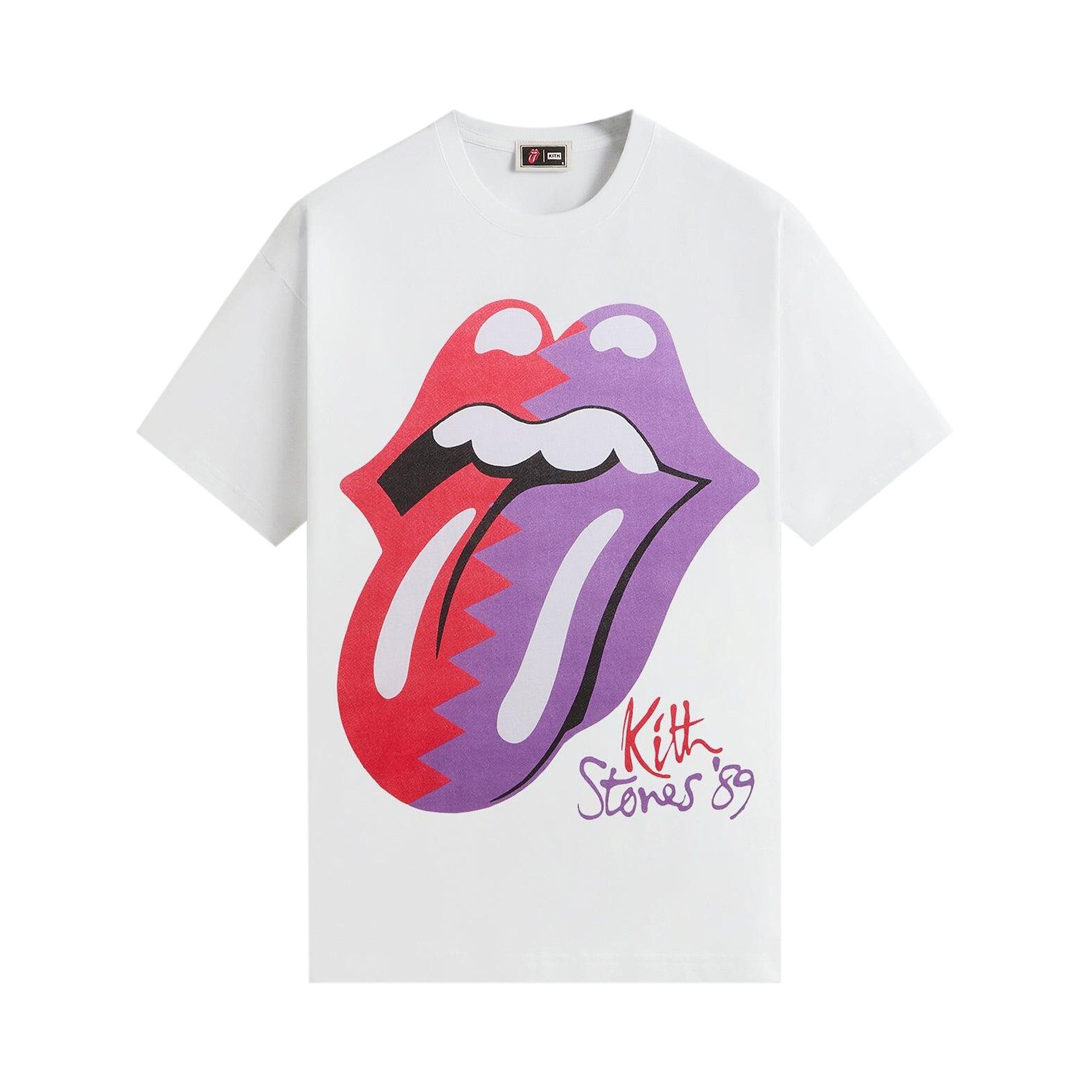 Buy Kith For The Rolling Stones 1989 Tongue Vintage Tee 'White