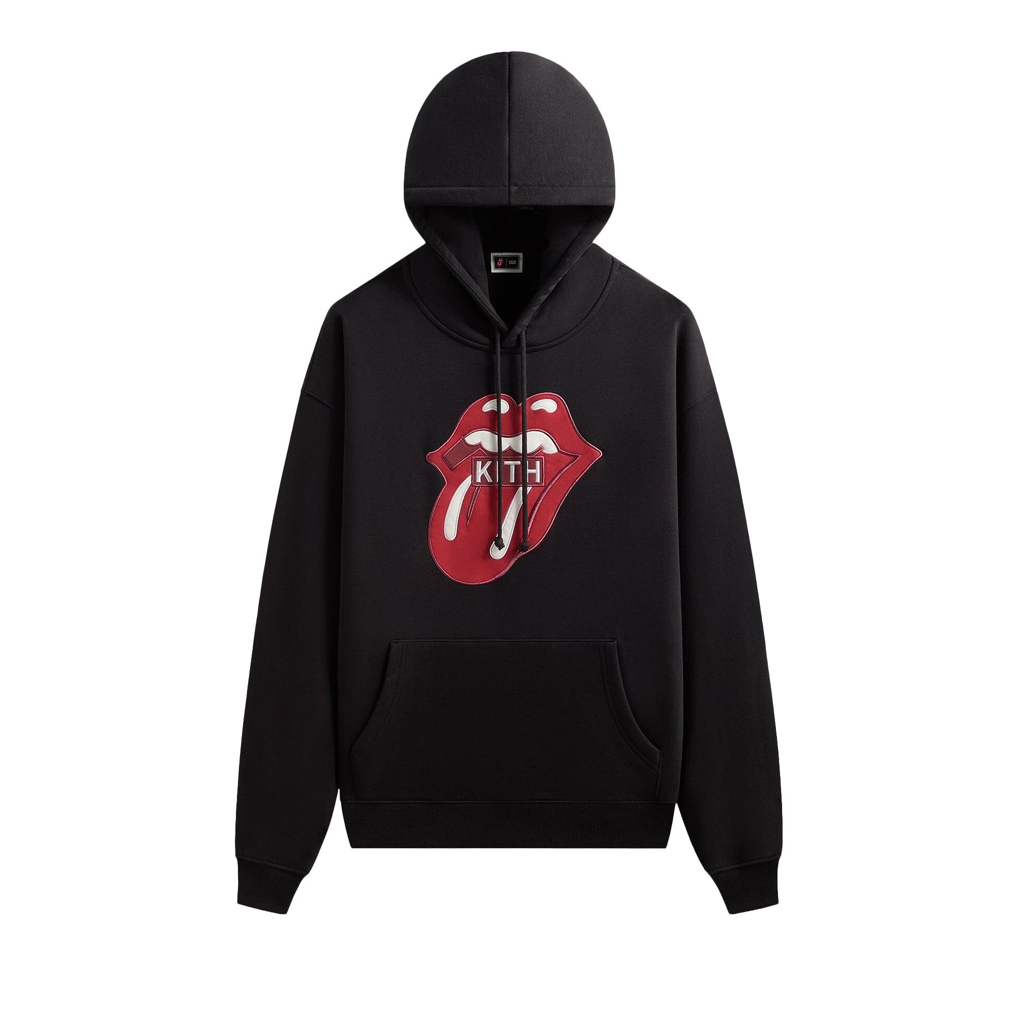 Buy Kith For The Rolling Stones Classic Logo Nelson Hoodie 'Black