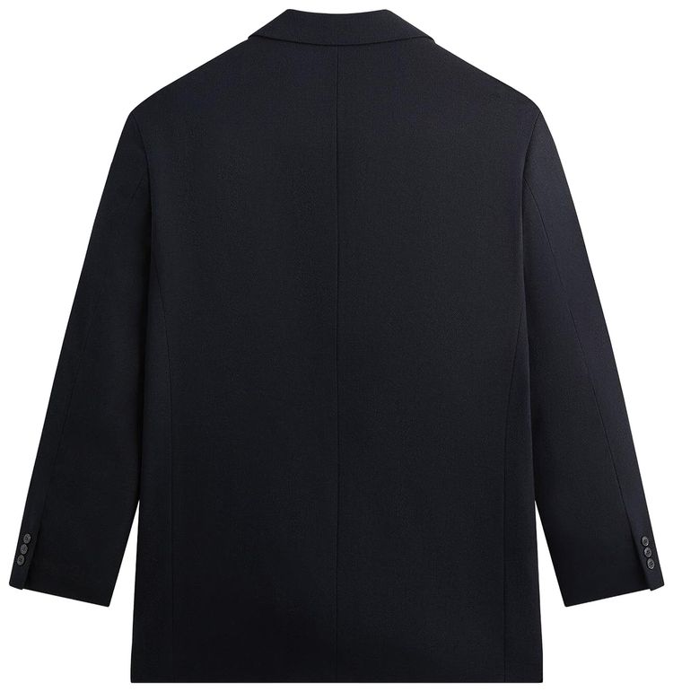 Kith Giorgio Armani  Kin The Traveler Virgin Wool Double Breasted Jacket Ink