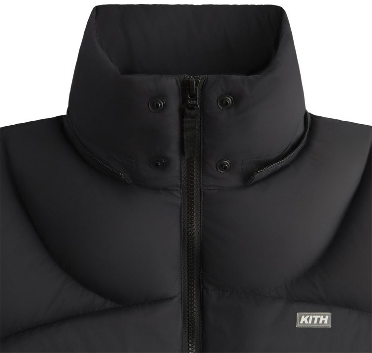 Kith Matte Stretch Taffeta Corey Puffer Black