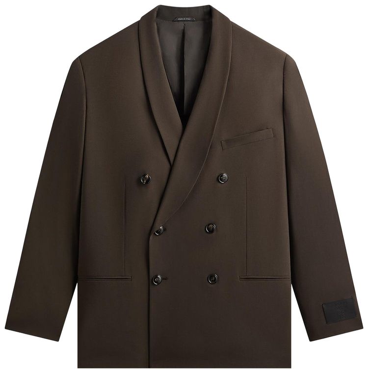 Kith Giorgio Armani  Kin The Artist Virgin Wool Double Breasted Jacket Kindling