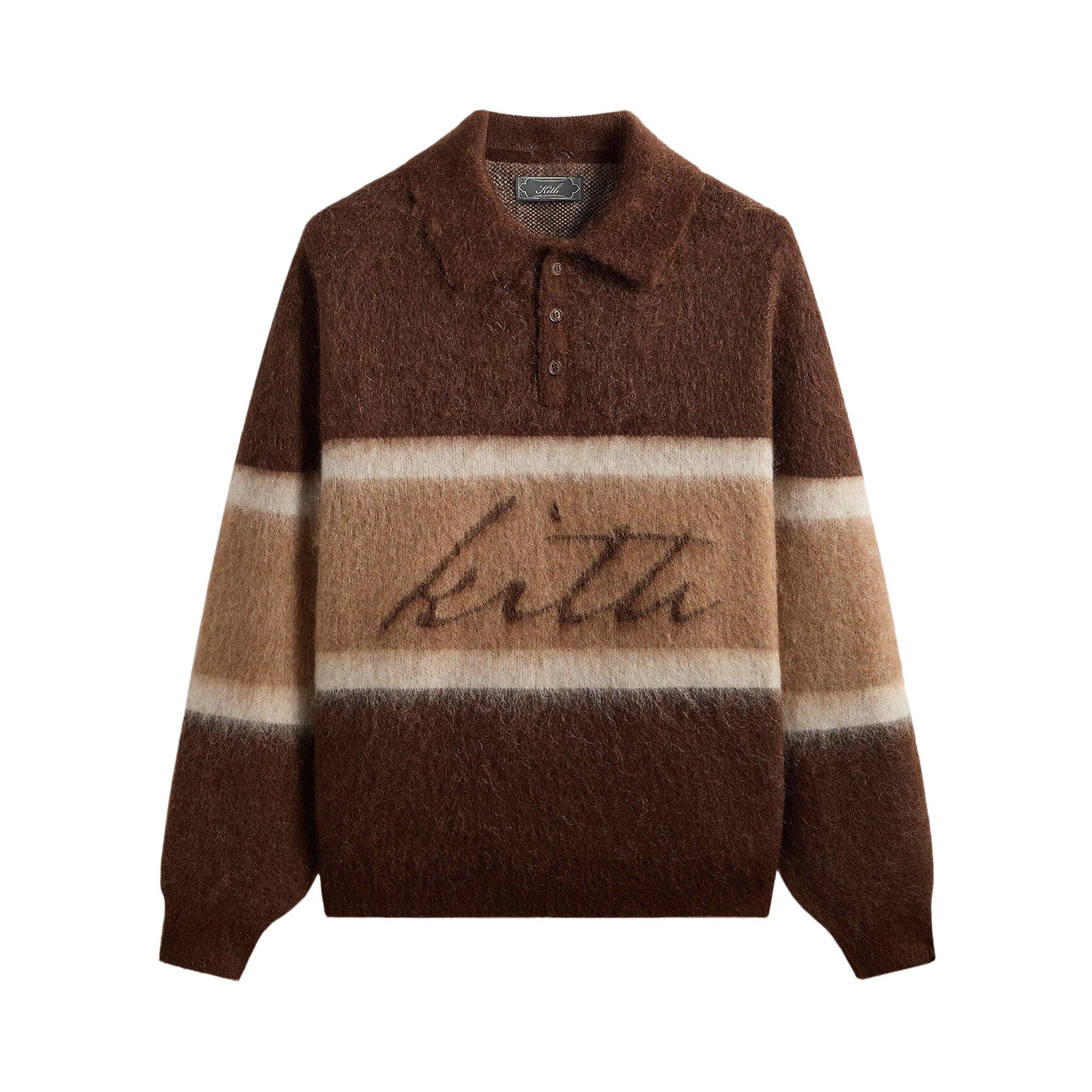 Buy Kith Mohair Harmon Rugby Polo 'Element' - KHM034010 256 | GOAT