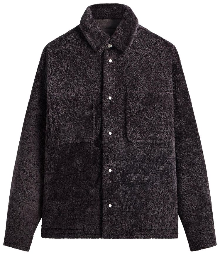 Kith Shearling Ace Shirt Jacket Thunder