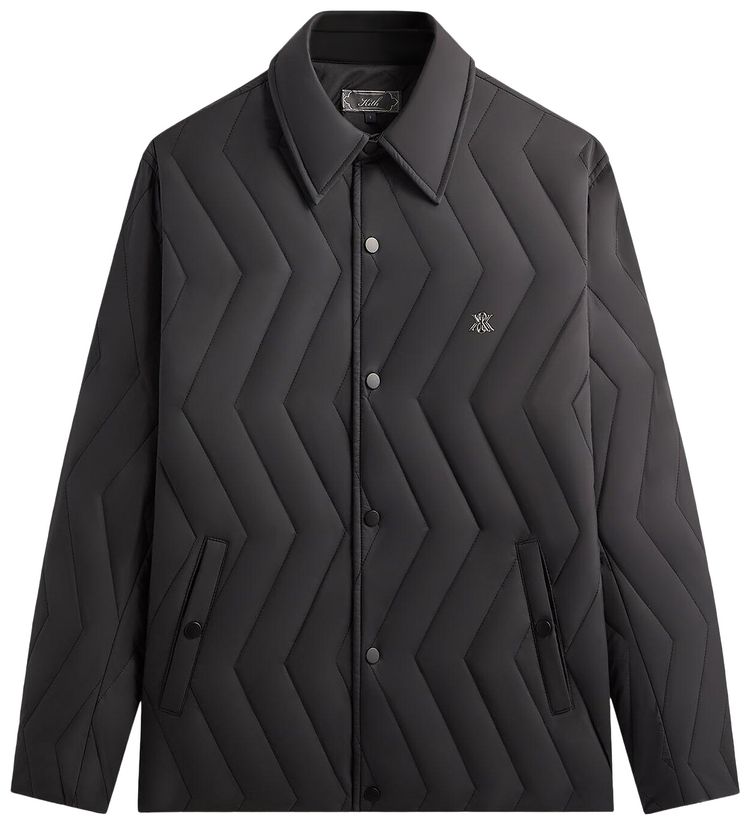 Kith Quilted Puffed Reese Shirt Jacket Black