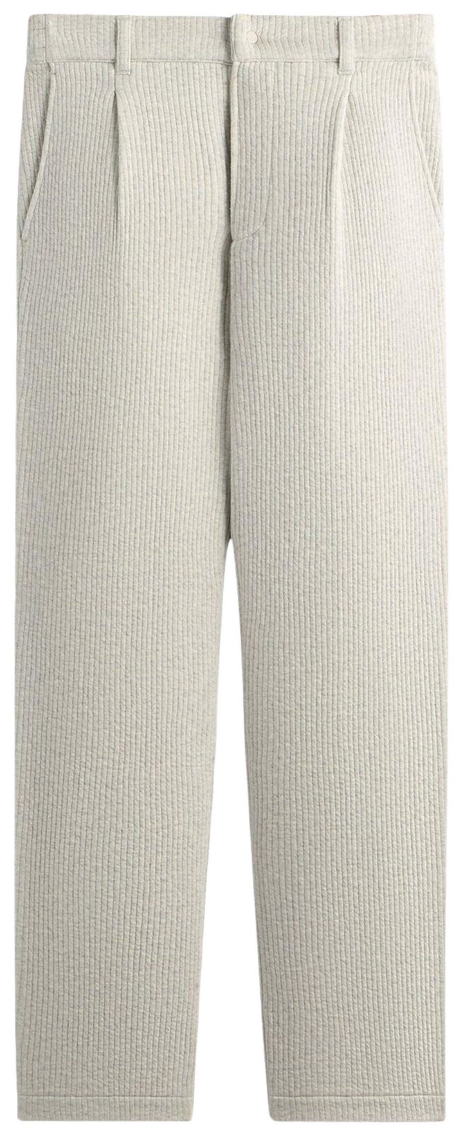 Kith Striped Interlock Garrison Pant Light Heather Grey