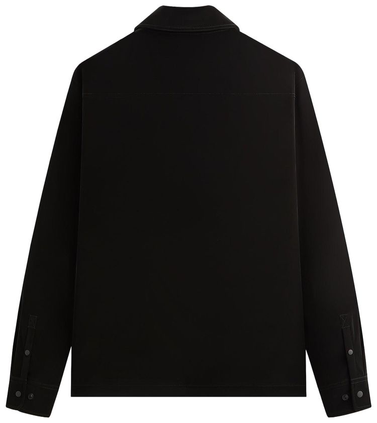 Kith Sueded Tech Brixton Puffed Shirt Jacket Black