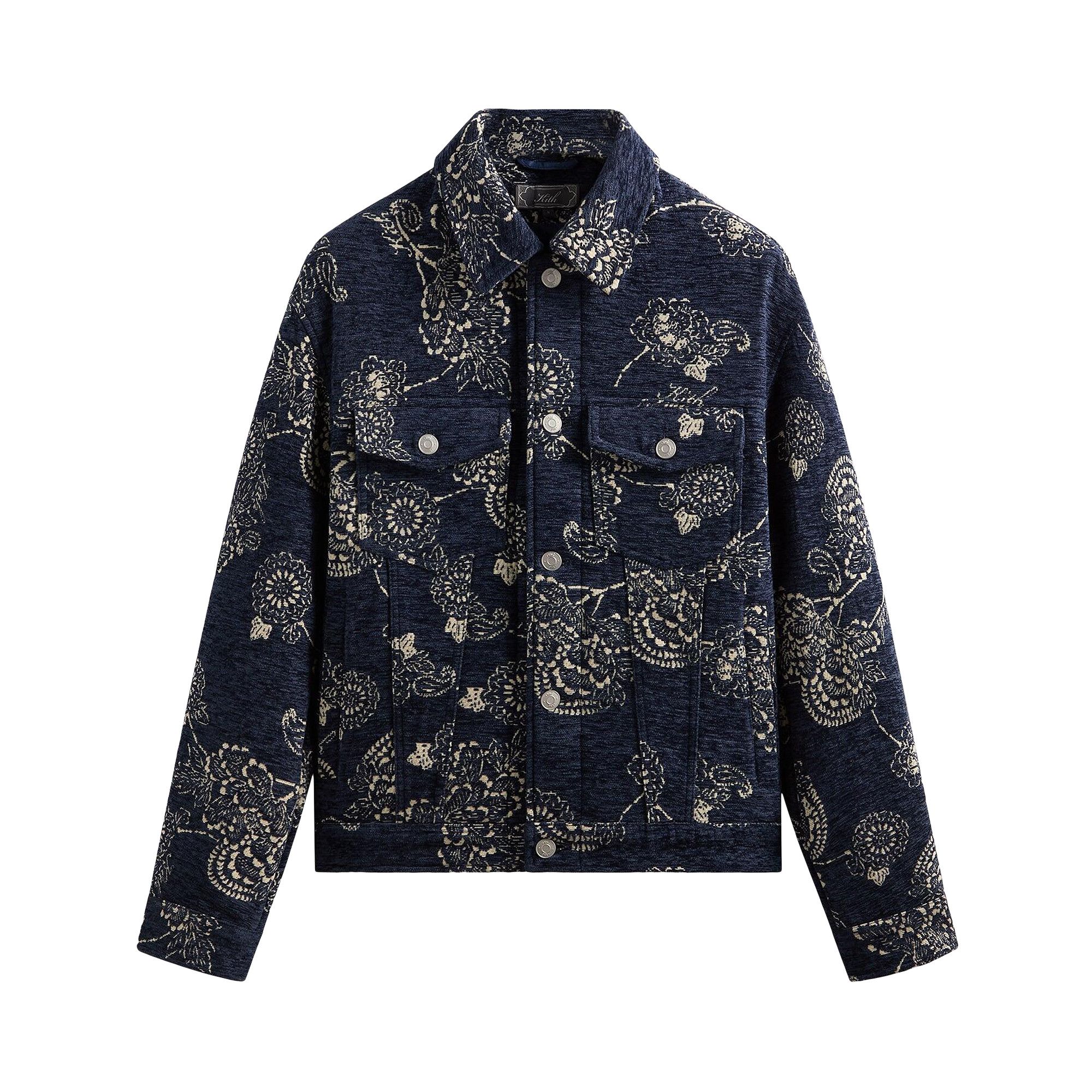 ジャケット・アウター KITH puffed jase paisley denim jacket Buy Kith Puffed Jase Tapestry Jacket 'Nocturnal' - KHM011024 413