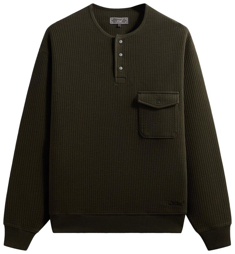 Kith Striped Interlock Samson Henley Kalamon