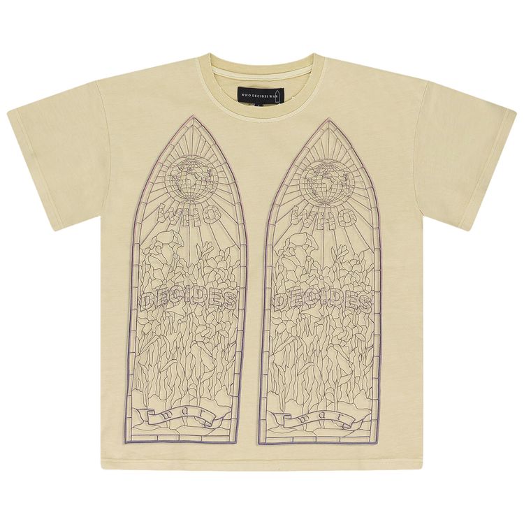 Who Decides War Witness Jersey T Shirt Off White