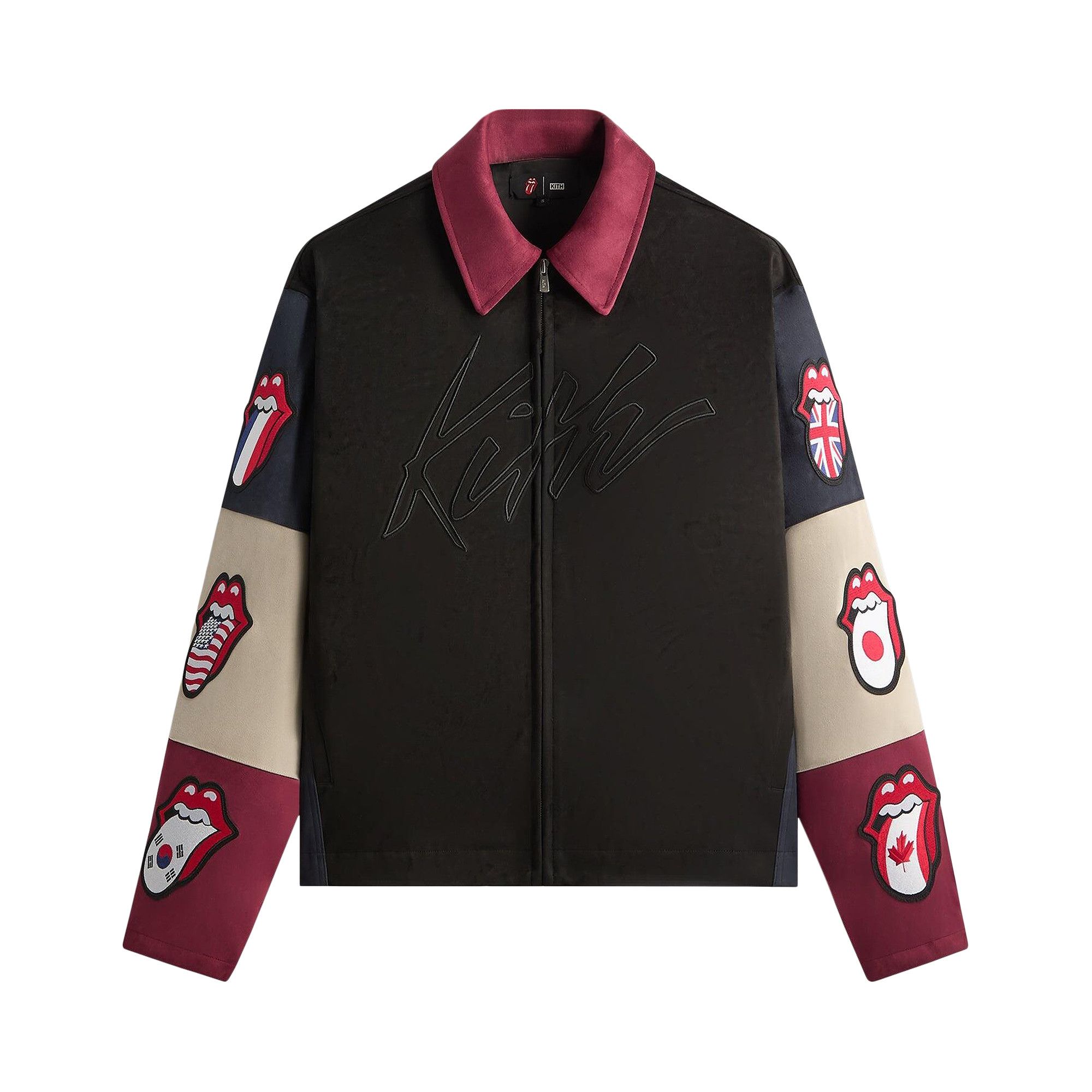 Buy Kith For The Rolling Stones Microsuede Owen Jacket 'Black