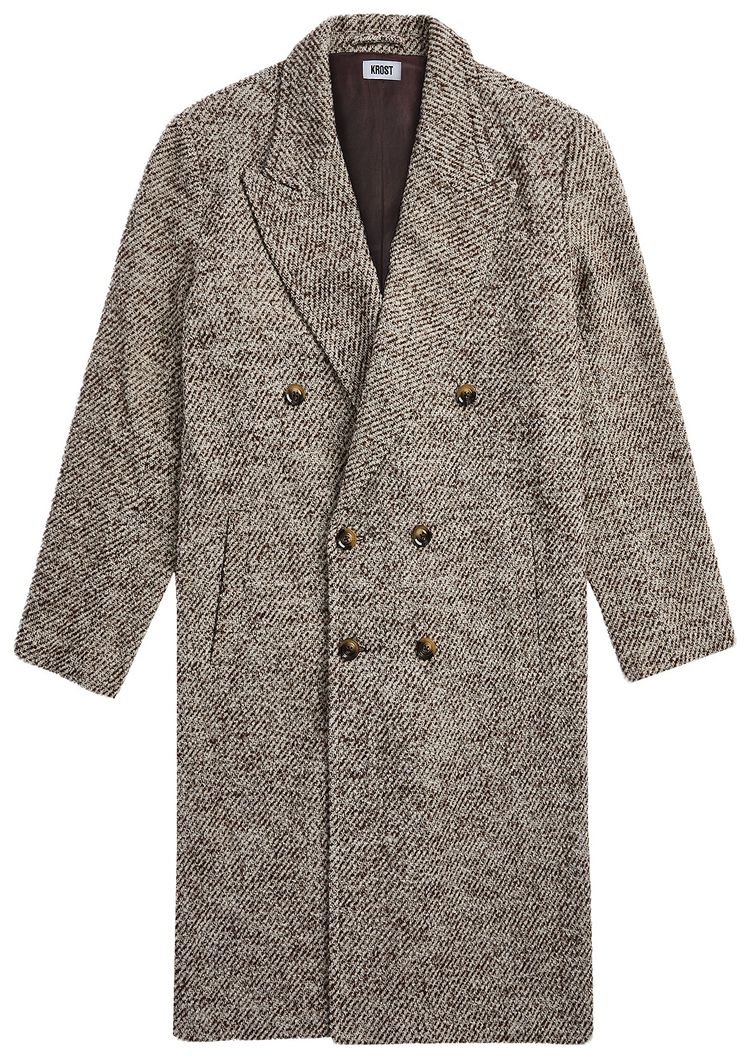 KROST Elliot Wool Overcoat Brown