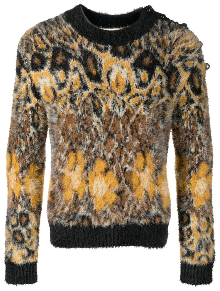 Namacheko Dalia Flower Print Crewneck Brown