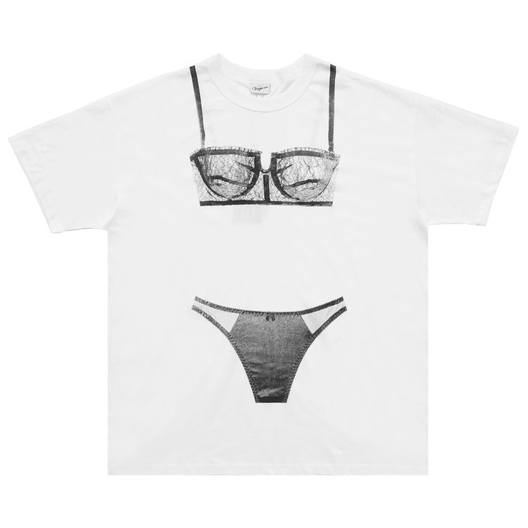 VAQUERA Trompe LOeil Tall Tee White