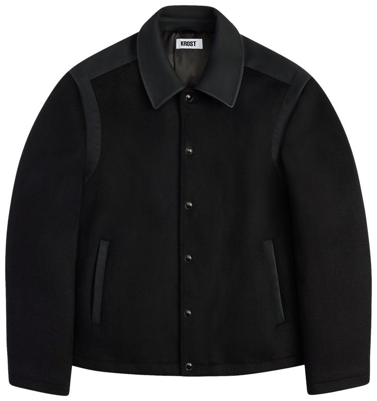 KROST Mercer Varsity Jacket Black