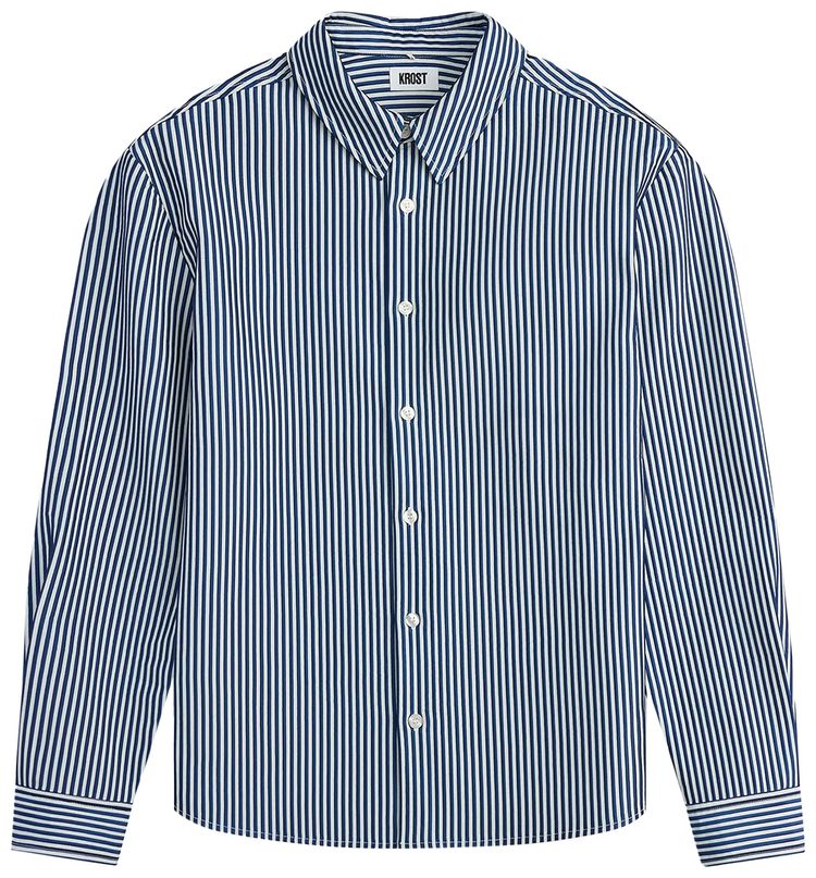 KROST 3D Striped Shirt Blue