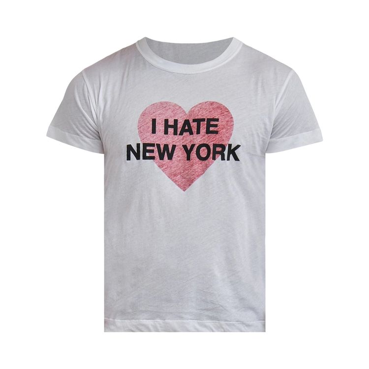 VAQUERA I Hate NY T Shirt White