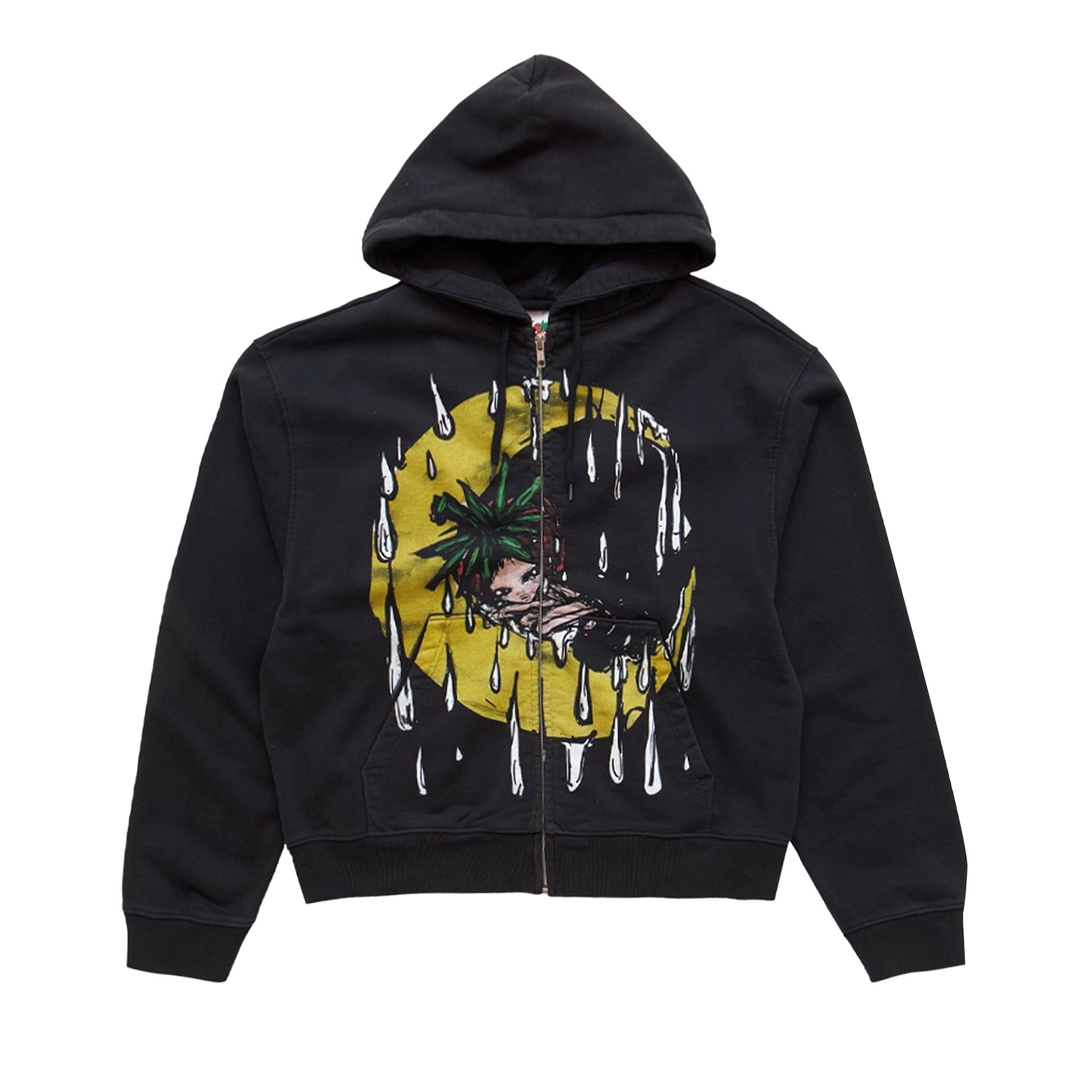 Buy Sky High Farm Workwear Eri Zip Up Hoodie 'Black' - SHF07T042