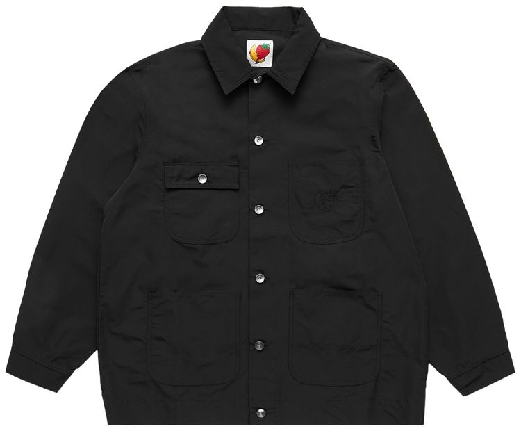 Sky High Farm Workwear Nylon Chore Coat Black