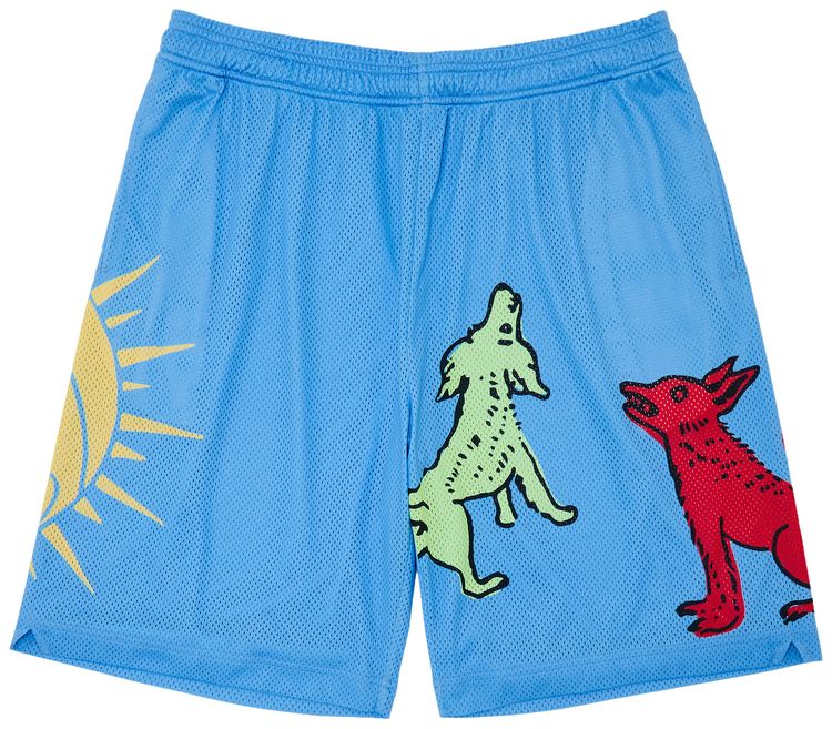 GOAT Moon Tarot Shorts Blue