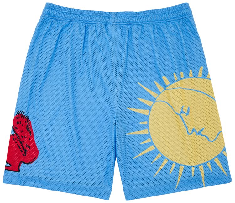 GOAT Moon Tarot Shorts Blue