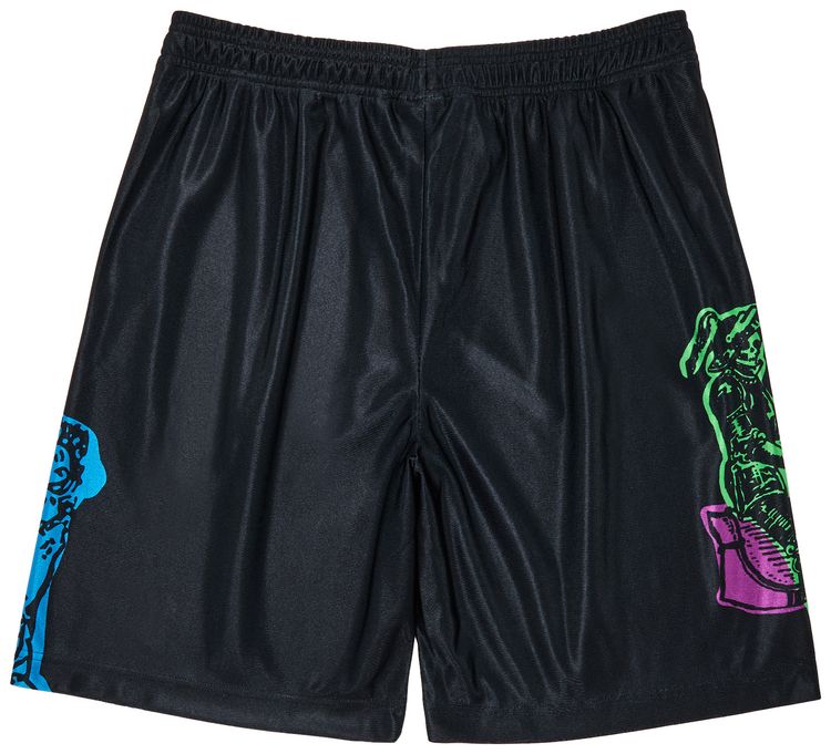 GOAT Death Tarot Shorts Black