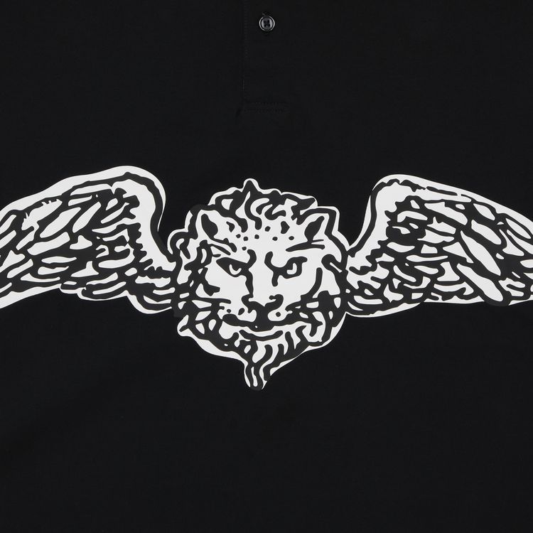 GOAT Winged Lion Polo Black