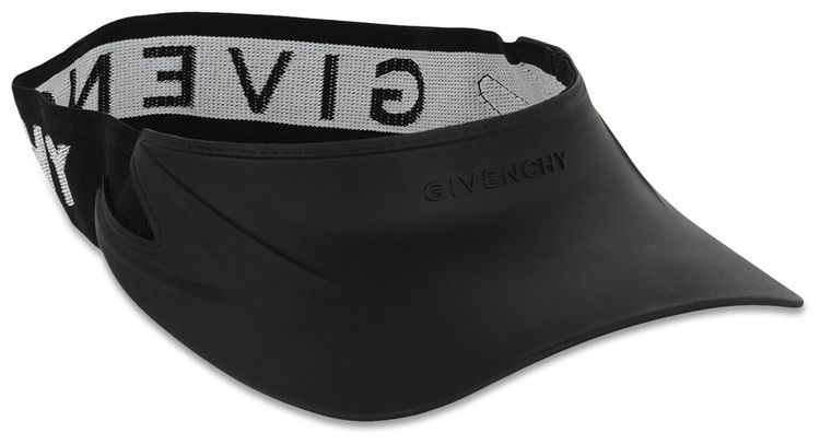 Black visor from Givenchy. Givenchy Black Paris Logo Visor Givenchy main image 3