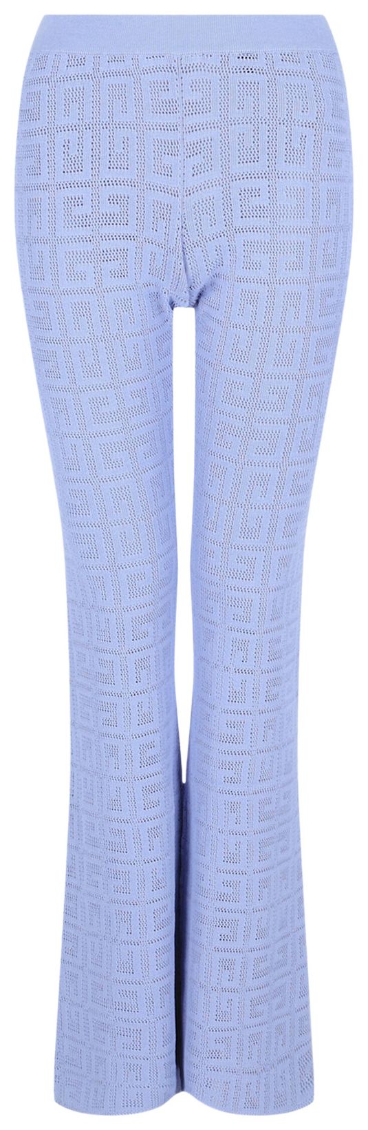 Givenchy 4G Jacquard Flared Pants Lavender